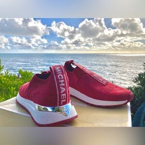 Michael Kors Women's Sneakers MK Logo Embossed